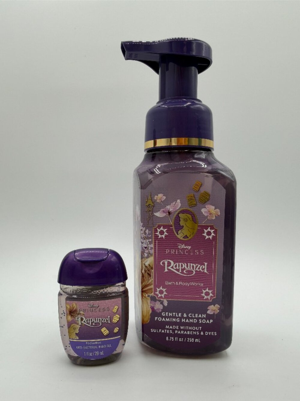 Bath & Body Works Disney Princess RAPUNZEL Gentle Foaming Hand Soap & Sanitizer